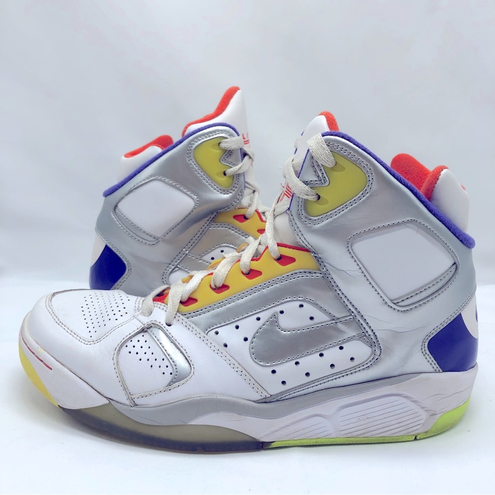 Nike Air Flight Lite ‘White’ Men’s Basketball Sneakers Size 8 329984-100 White